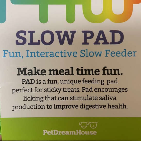 🌸LOW PRICE🌸PetDreamHouse PAW Lick Dog Pad - GREEN NWT - Picture 5 of 9